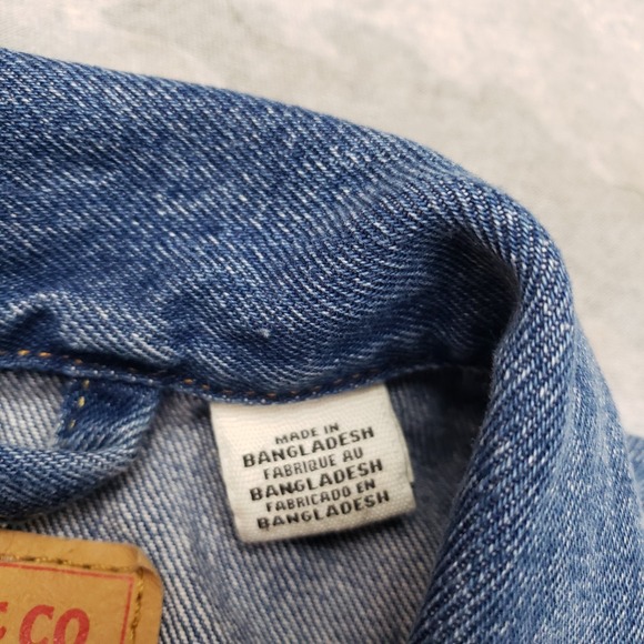 Levi's Trucker Jacket Mens XL Blue Type 3 Denim Medium Wash - Picture 6 of 10